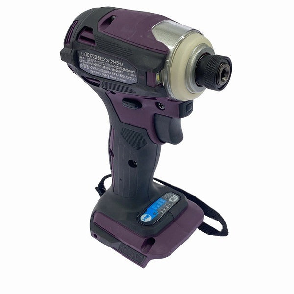 ☆未使用品☆makita マキタ 18V 充電式インパクトドライバー TD172DZAP 紫/オーセンティックパープル 本体のみ コードレス 116070 - 3
