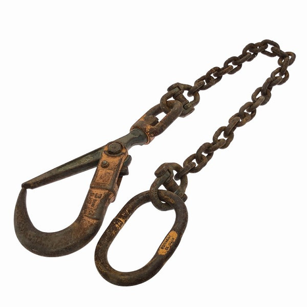 ☆中古品☆スーパーツール スーパーロックフック SLH3 マスターリンク(キトー HMM1008) チェーン付 チェーンスリング 吊り具113571 - 4