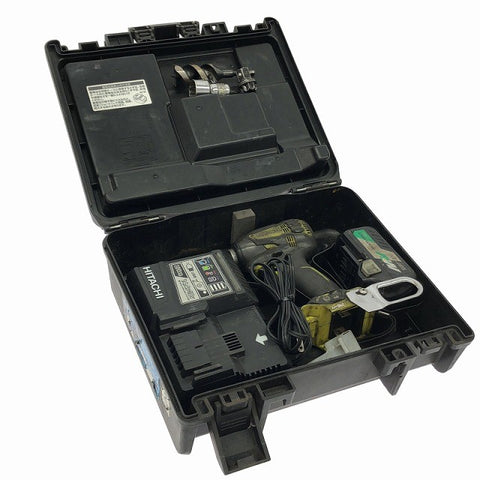 ☆中古品☆ HITACHI 日立工機 18V コードレスインパクトドライバー WH18DDL2 本体+マルチボルトバッテリー1個(2.5Ah)充電器+ケース129702 - 0