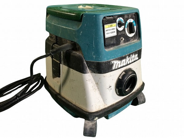 ☆中古品☆makita マキタ 100V 乾式専用集じん機 484 本体+ホース 2本+ノズル付 業務用 掃除機 集塵110759 - 3