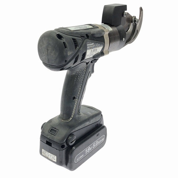 ☆中古品☆Panasonic パナソニック 18V 充電ケーブルカッター EZ45A7 バッテリ1個(18V 5.0Ah)充電器付 電気工事 コードレス 切断137130 - 4