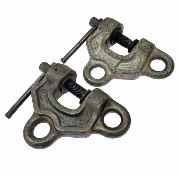 ☆中古品2個セット☆EAGLE CLAMP イーグルクランプ ねじ式全方向クランプ SBB-1t 荷重1ton 鉄鋼用 スクリュークランプ 吊りクランプ131162 - 3