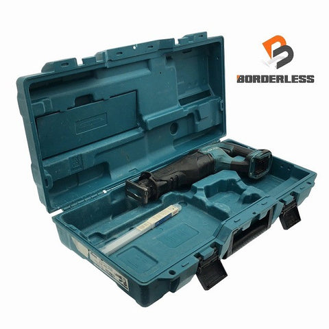 ☆中古品☆ makita マキタ 18V 充電式レシプロソー JR187DZK 青/ブルー 本体+替刃+ケース116732 - 0
