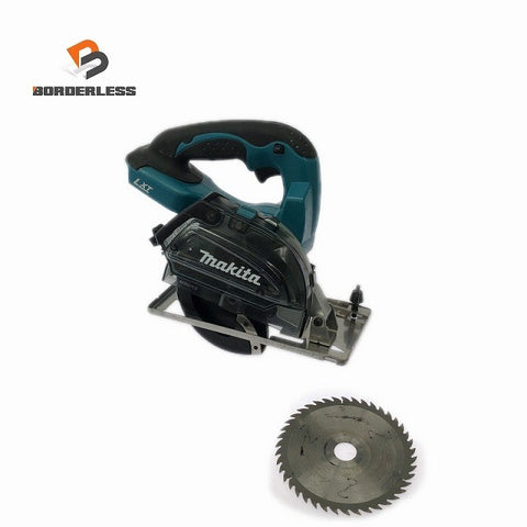 ☆比較的綺麗☆makita マキタ 14.4V 125mm 充電式チップソーカッター CS540D 本体のみ コードレス チップソー切断機 鉄工用123126