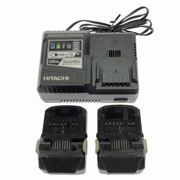 ☆中古品☆HiKOKI ハイコーキ 18V 100mm コードレスディスクグラインダー G18DBBAL バッテリ2個(6.0Ah) 充電器付 充電式131929 - 9