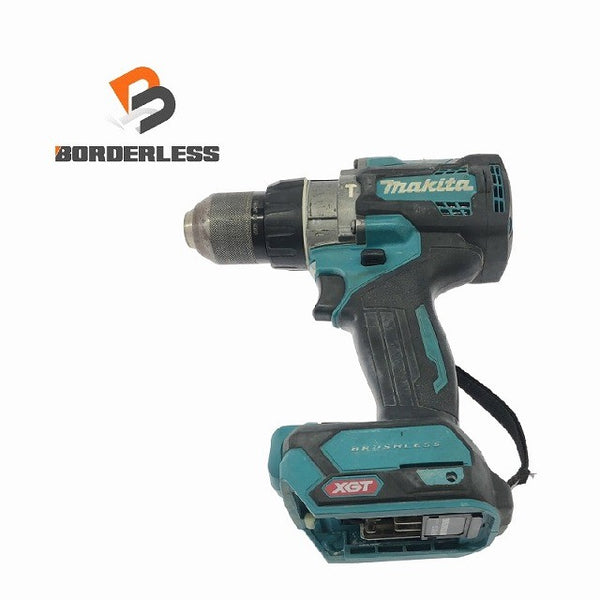 ☆比較的綺麗☆makita マキタ 40Vmax 充電式震動ドライバドリル HP001G 本体のみ 振動ドライバドリル ドリルドライバー 穴あけ - 1