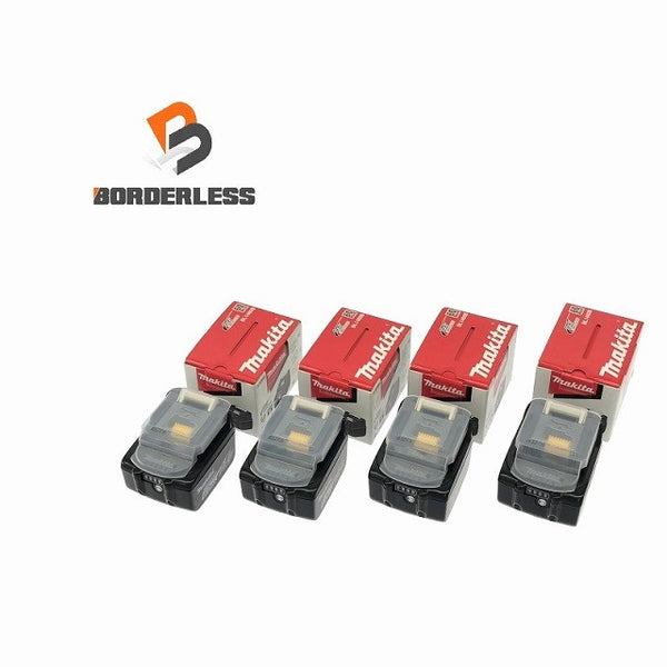 ☆未使用品4個セット☆makita マキタ 14.4V 6.0Ah 純正リチウムイオンバッテリー BL1460B LITHIUM-ION 雪/飛行機マーク131513 - 1