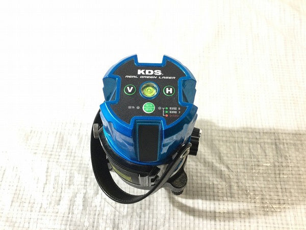 ☆中古品☆ムラテックKDS リアルグリーンレーザー RGL-500 本体+三脚+ケース付 ミントグリーンレーザー墨出器 墨出し器 墨出し機132054 - 9