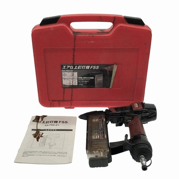 ☆中古品☆SK11 藤原産業 55mm 一般圧/常圧 エア仕上釘打機 SA-F55-Z1 ケース付 フィニッシュネイラ 仕上釘打ち機 仕上げ釘打機116982 - 3
