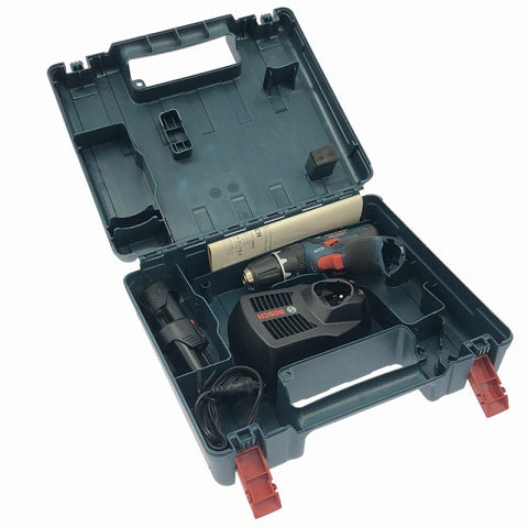 ☆中古美品☆ BOSCH ボッシュ 10.8V バッテリー振動ドライバードリル GSB10.8-2-LI 本体+バッテリー2個(1.3Ah)充電器+ケース 116834 - 0