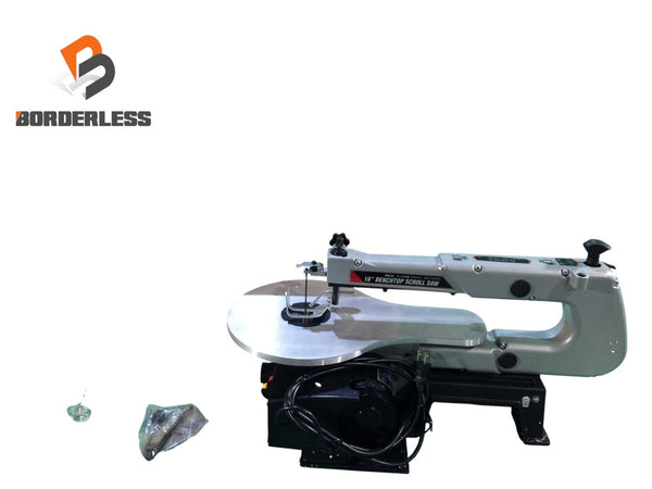 ☆極美品☆ 藤原産業 SK11 100V 400mm 卓上糸鋸盤 SSC-40PE フトコロ 16’’ BENCHTOP SCROLL SAW 250×410mm 糸のこ/ノコ116499 - 1