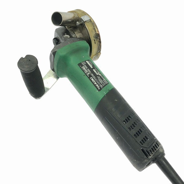 ☆中古品☆ HIKOKI ハイコーキ 100mm 電子ディスクグラインダ G10YE2 紅蓮 集じんカバー付き 電動工具 研磨 研削117741 - 5