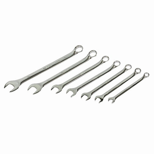 ☆美品☆SATA サタツール コンビネーションレンチセット 7本組 09070 8～19mm 片目片口スパナ コンビレンチ コンビスパナ116749 - 3