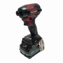 ☆未使用☆HiKOKI ハイコーキ 36V コードレスインパクトドライバー WH36DD(2XHRSZ) 赤 バッテリ2個(36V2.5Ah) 充電器 ケース付128354 - 4