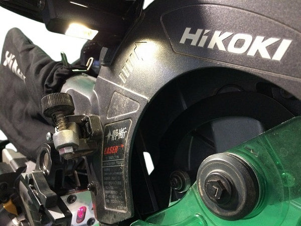 ☆中古品☆ HiKOKI ハイコーキ 190mm 卓上スライド丸のこ C7RSHD ダストバッグ付き レーザーマーカ搭載 切断機 - 6