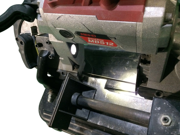 ☆中古品☆MEIHO メイホー ポータブルバンドソー MBS12 バイス付 コード式 帯鋸切断機 鉄工用 切断機 ワキタ120509 - 9