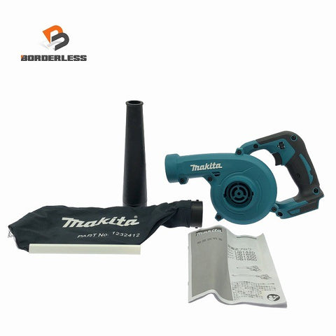 ☆箱無し未使用品☆makita マキタ 18V 充電式ブロワー UB185DZ 本体+ノズル+集塵袋 コードレス ブロアー 送風機127908