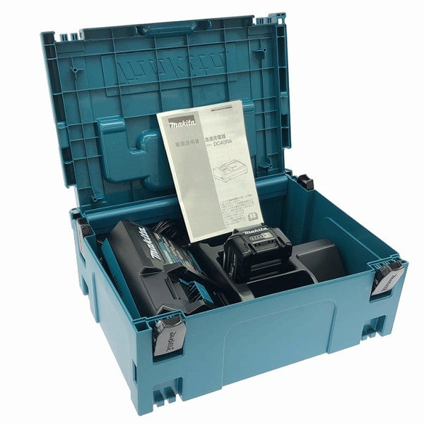 ☆極美品セット☆ makita マキタ 40Vmax パワーソースキット DC40RA+BL4040 充電器×1+バッテリー×1134390 - 2