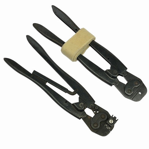 ☆中古品2点セット☆AMP アンプ 手動圧着工具 22-18 TYPE-F/47417 圧着ペンチ ハンドプレス ハンドツール123433 - 0