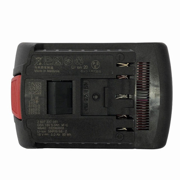 ☆美品セット☆BOSCH ボッシュ 18V 5.0Ah リチウムイオンバッテリー A1850LIB 充電器 GAL18V-40 リチウムイオン電池118752 - 9