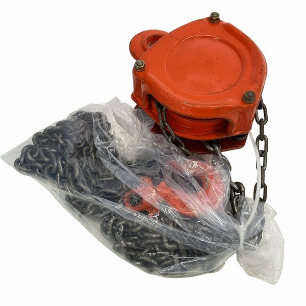 ☆中古品☆ ELEPHANT 象印 エレファント チェーンブロック K-75 揚程2.5m 1ton/1トン/1000kg ホイスト 玉掛け 吊り 運搬 荷揚げ 116065 - 3