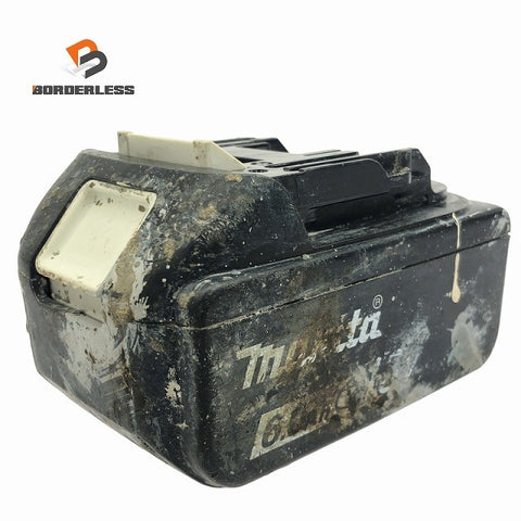 ☆中古品☆ makita マキタ 18V 6.0Ah 純正リチウムイオンバッテリー BL1860B 急速 LITHIUM-ION 雪/飛行機マーク123841