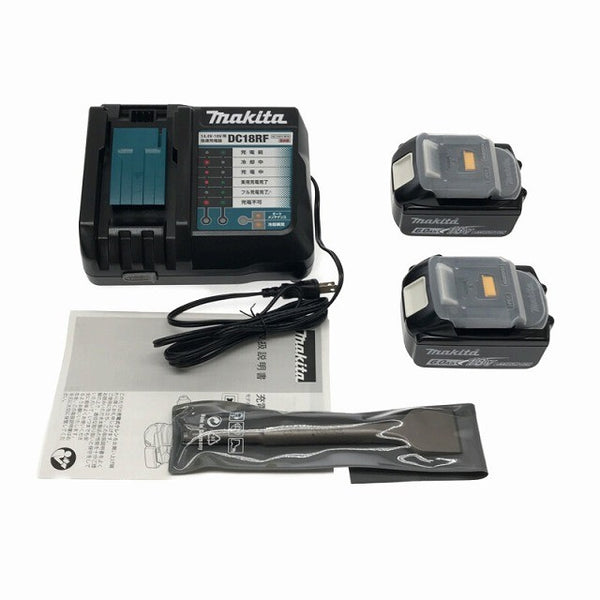☆未使用品※ケース傷有☆makita マキタ 18V 充電式ケレン HK180DRGX バッテリ2個(6.0Ah) 充電器 ケース付 コードレス 剥離 剥がし134402 - 9