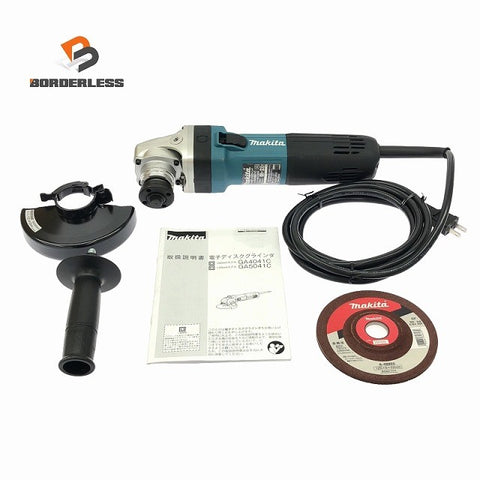 ☆極美品☆makita マキタ 100V 125mm 電子ディスクグラインダー GA5041C コード式 ディスクサンダー 研磨機 切断118261