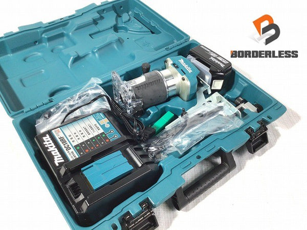 ☆未使用品☆makita マキタ 18V充電式トリマ RT50DRG バッテリー(18V 6.0Ah) 充電器 ケース付き 電動工具 ルーター - 2