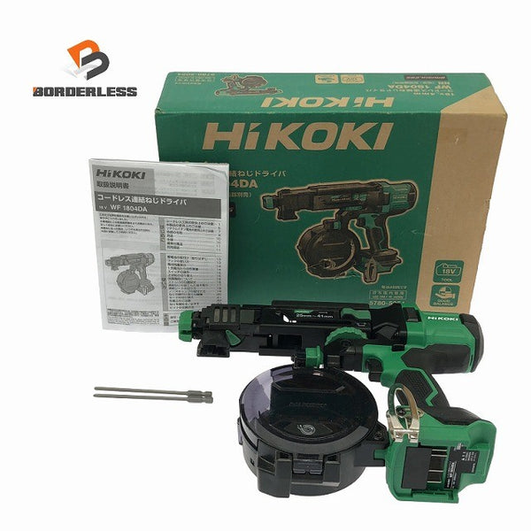 ☆極美品☆ HIKOKI ハイコーキ 18V/36V 4mm コードレス連結ねじドライバ WF1804DA(NN)本体+パーツ136272 - 1