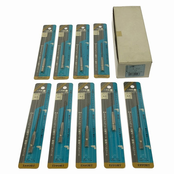 ☆未使用品☆EFFORT エホート 六角軸コンクリートドリル 3.0mm 5本 3.5mm 8本 4.0mm 9本 4.5mm 9本 モルタル ブロック 石膏ボード用109021 - 8