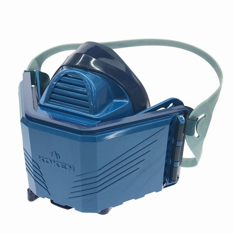 ☆未使用 コメント必読☆KOKEN 興研 電動ファン付呼吸用保護具 BL-7005 本体+パーツ+充電池 サカヰ式 防塵マスク 防じんマスク138656 - 0
