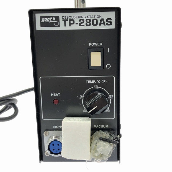 ☆保管品☆TAIYO 太陽電器産業 100V ステーション型 自動はんだ吸取器 TP-280AS 吸取器部ユニット(TP-28GAS) こて台(ST-76)135820 - 7