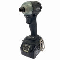 ☆中古品☆ makita マキタ 18V 充電式インパクトドライバー TD148D 黒/ブラック 本体+バッテリー2個(4.0Ah)充電器+ケース131517 - 4