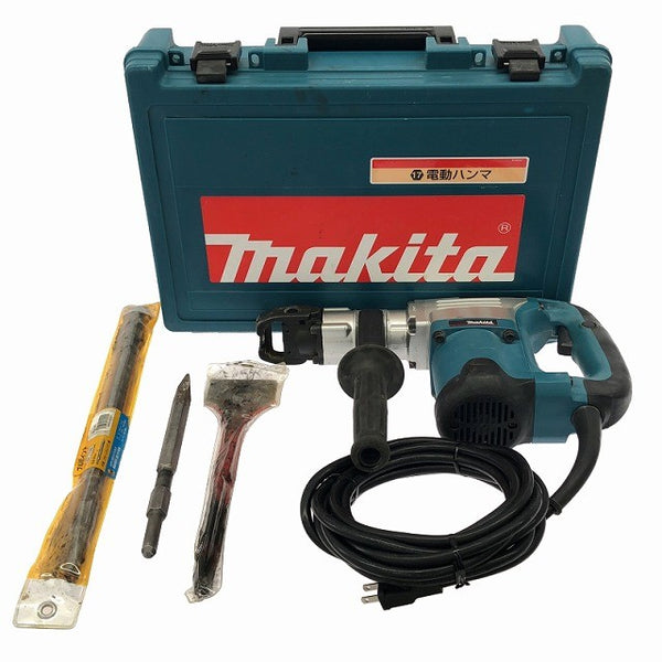 ☆中古品☆makita マキタ 100V 電動ハンマー HM0830 ケース付 コンクリートブレーカー はつり機 ハツリ機 斫り機 破砕 電動工具135282 - 3