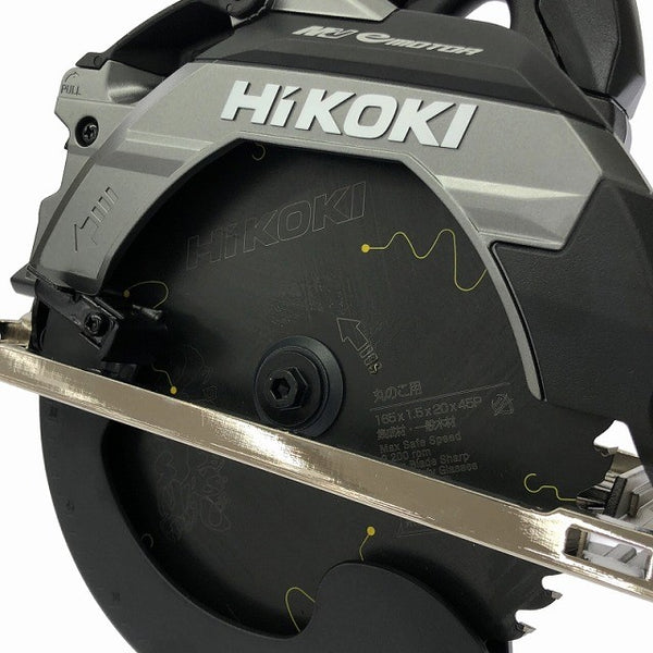 ☆未使用品☆HiKOKI ハイコーキ 36V 165mm コードレス丸のこ C3606DB(NNB) 黒 本体＋黒鯱チップソー付 充電式マルノコ 丸ノコ 116408116408 - 9