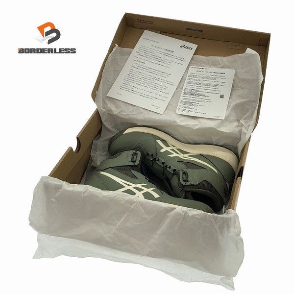 ☆未使用品☆ASICS アシックス プロスニーカー WINJOB CP314 BOA 1273A124-300 WIDE ライケングリーン×バーチ 26.5cm 安全靴 作業靴129359 - 1
