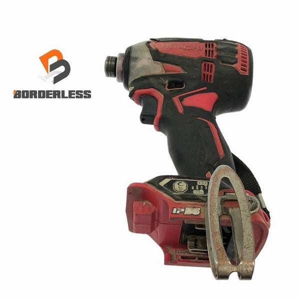 ☆中古品☆HITACHI 日立工機 18V コードレスインパクトドライバー WH18DDL2 赤/レッド 本体のみ 充電式 バッテリー式 115956115956 - 1