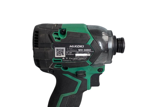 ☆中古品☆HIKOKI ハイコーキ 36V コードレスインパクトドライバ WH36DC  バッテリ1個 充電器付 締付け 電動工具136724 - 10