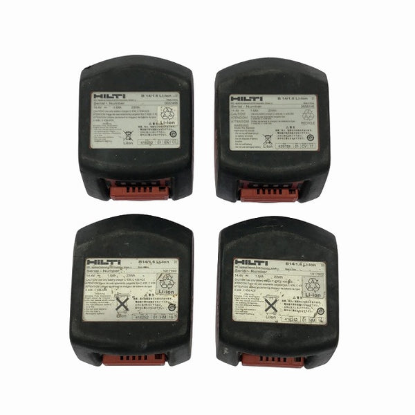 ☆中古品☆HILTI ヒルティ 14.4V 充電式ドライバードリル SFC14-A  バッテリー4個(14.4V 1.6Ah)付112479 - 10