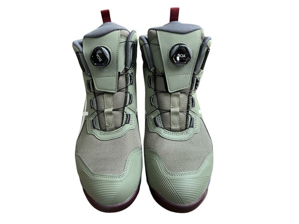 ☆未使用品☆ ASICS アシックス ウィンジョブ CP214 TS BOA 1271A056 ライケングリーン/ホワイト 28㎝ 2E相当 安全靴 作業靴127851 - 6