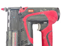 ☆中古品☆MAX マックス 18V 充電式ピンネイラ TJ-35P3 バッテリー（18V 5.0Ah）充電器（JC-925A）付き エア釘打機135124 - 6