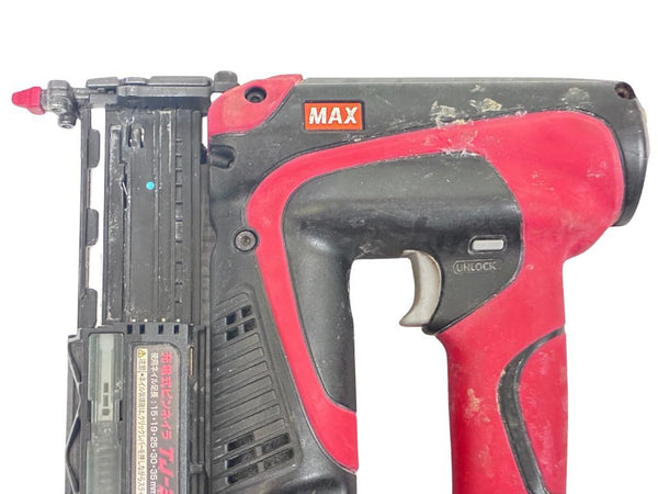 ☆中古品☆MAX マックス 18V 充電式ピンネイラ TJ-35P3 バッテリー（18V 5.0Ah）充電器（JC-925A）付き エア釘打機135124 - 6