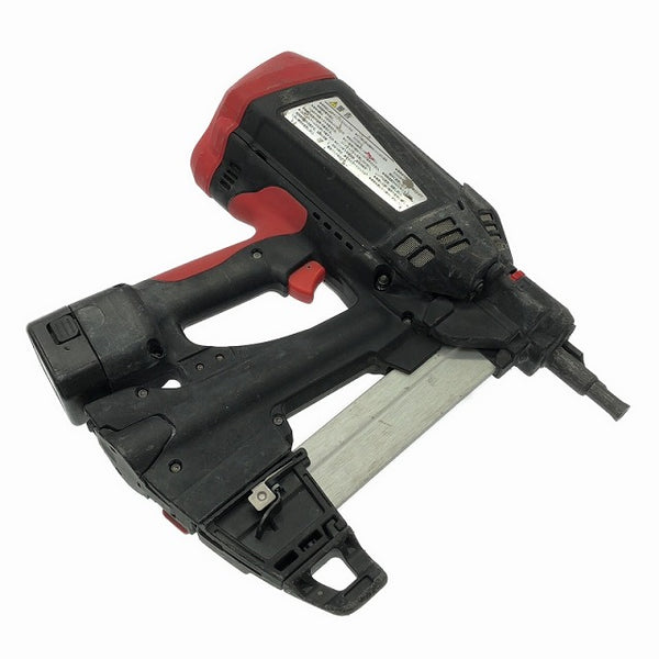 ☆中古品☆MAX マックス 6V 38mm ガスネイラ GS-738C2 バッテリ2個(6V 1.5Ah)充電器+ケース付 ガス式鋲打ち機 ガスピン打ち機 - 5