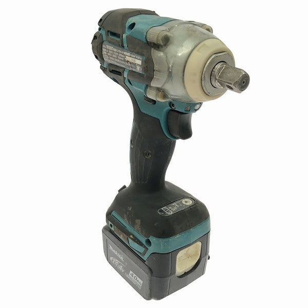 ☆中古品☆makita マキタ 14.4V 充電式インパクトレンチ TW280D 青/ブルー バッテリ1個（4.0Ah) コードレス バッテリー式137668 - 3