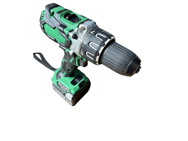 ☆極美品☆HITACHI 日立工機 14.4V コードレス振動ドライバドリル DV14DBL2 (2LYPK)  バッテリー2個(14.4V 6.0AH) 充電器 ケース115596 - 5