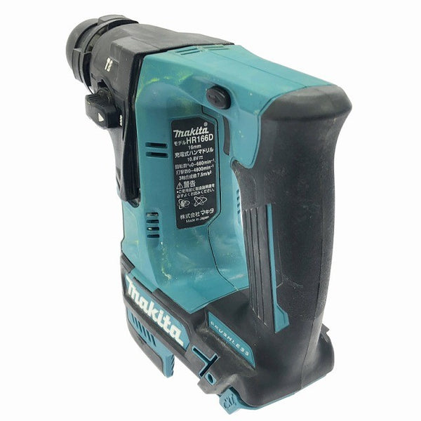 ☆比較的綺麗です☆makita マキタ 10.8V 充電式ハンマドリル HR166D 本体+ケース付き 電動工具 穴あけ 破砕134146 - 7
