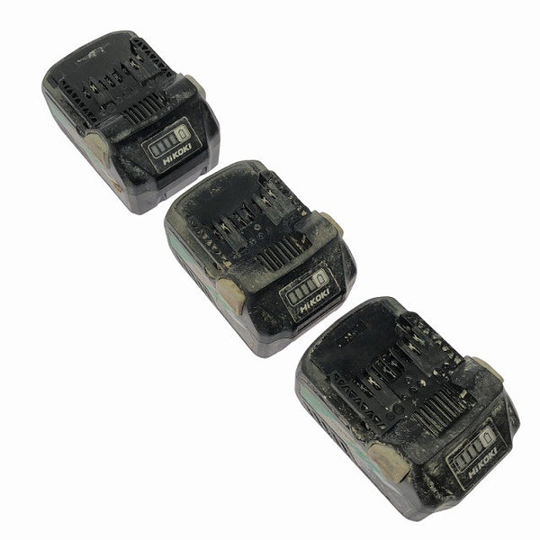 ☆中古品3個セット☆HiKOKI ハイコーキ 36V マルチボルトバッテリー BSL36A18×3 蓄電池 リチウムイオンバッテリー135050 - 3