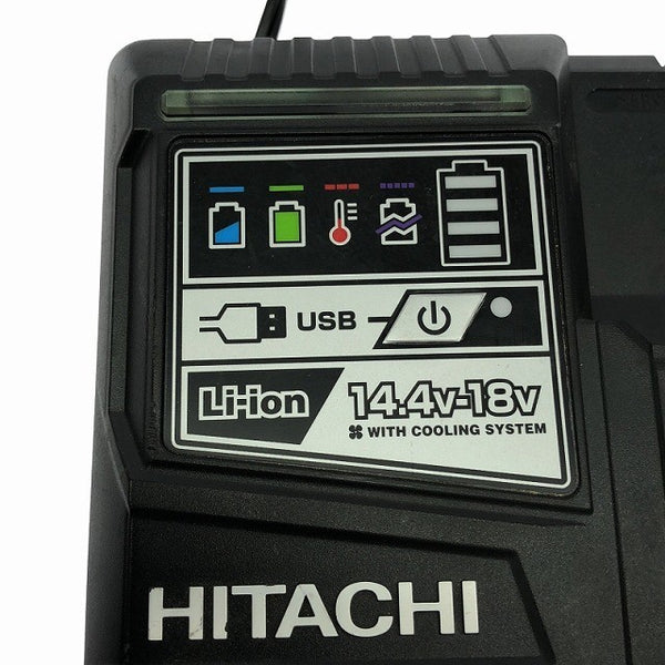 ☆中古品セット☆HITACHI 日立工機 18V 6.0Ah 純正 リチウムイオンバッテリー BSL1860 充電器 UC18YDL リチウムイオン電池116457 - 7