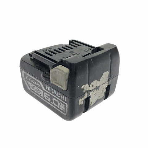 ☆中古品☆HITACHI 日立工機 14.4V 6.0Ah 純正 蓄電池 BSL1460 リチウムイオンバッテリー リチウムイオン電池 充電池122931 - 0